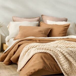 Casaluna Target Linen Blend Comforter & Sham Set KING